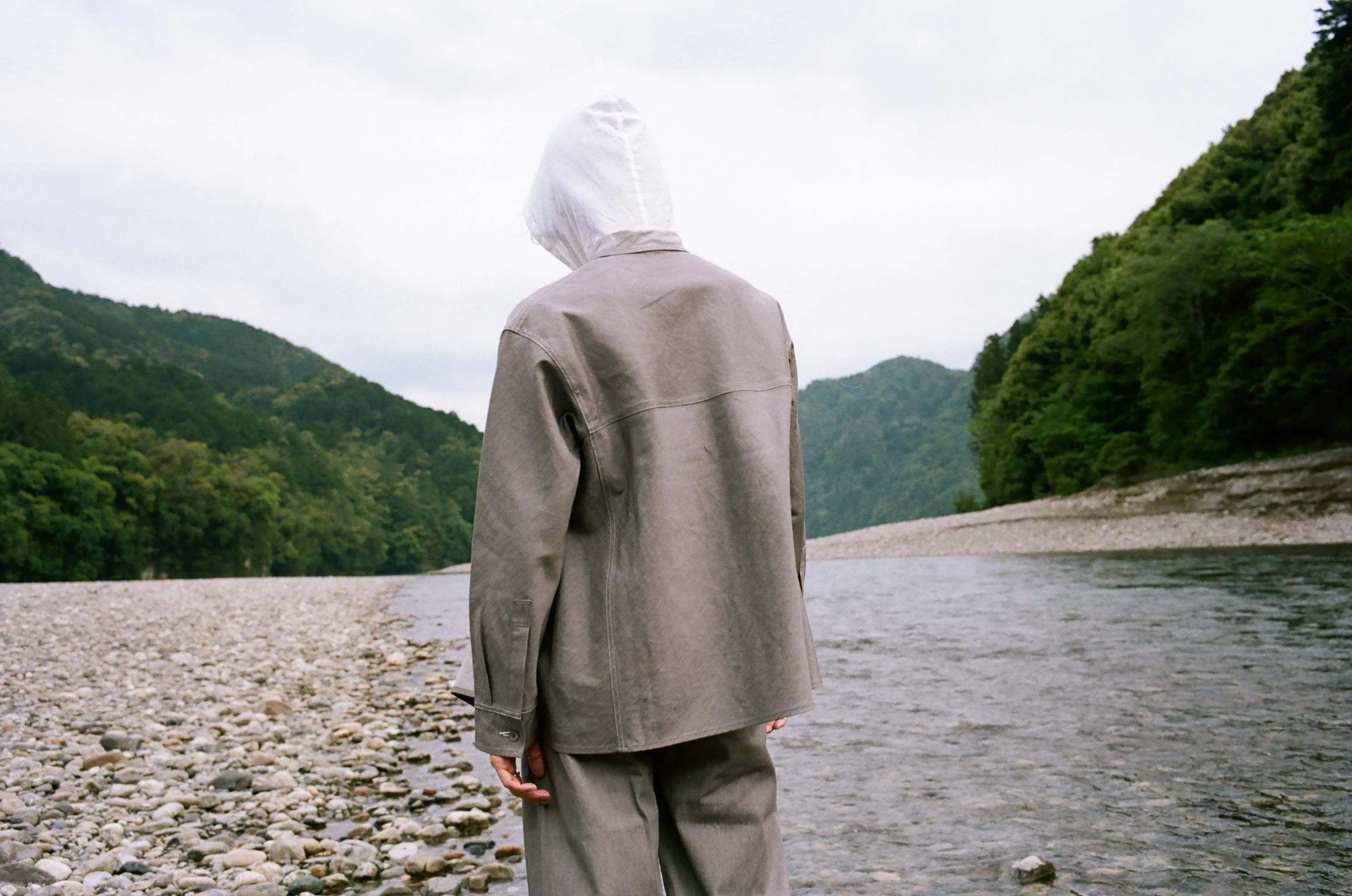 25SS DENIM ZERO OVER SHIRT /SUMMER 6OZ DENIM sold by seya product image thumbnail 4