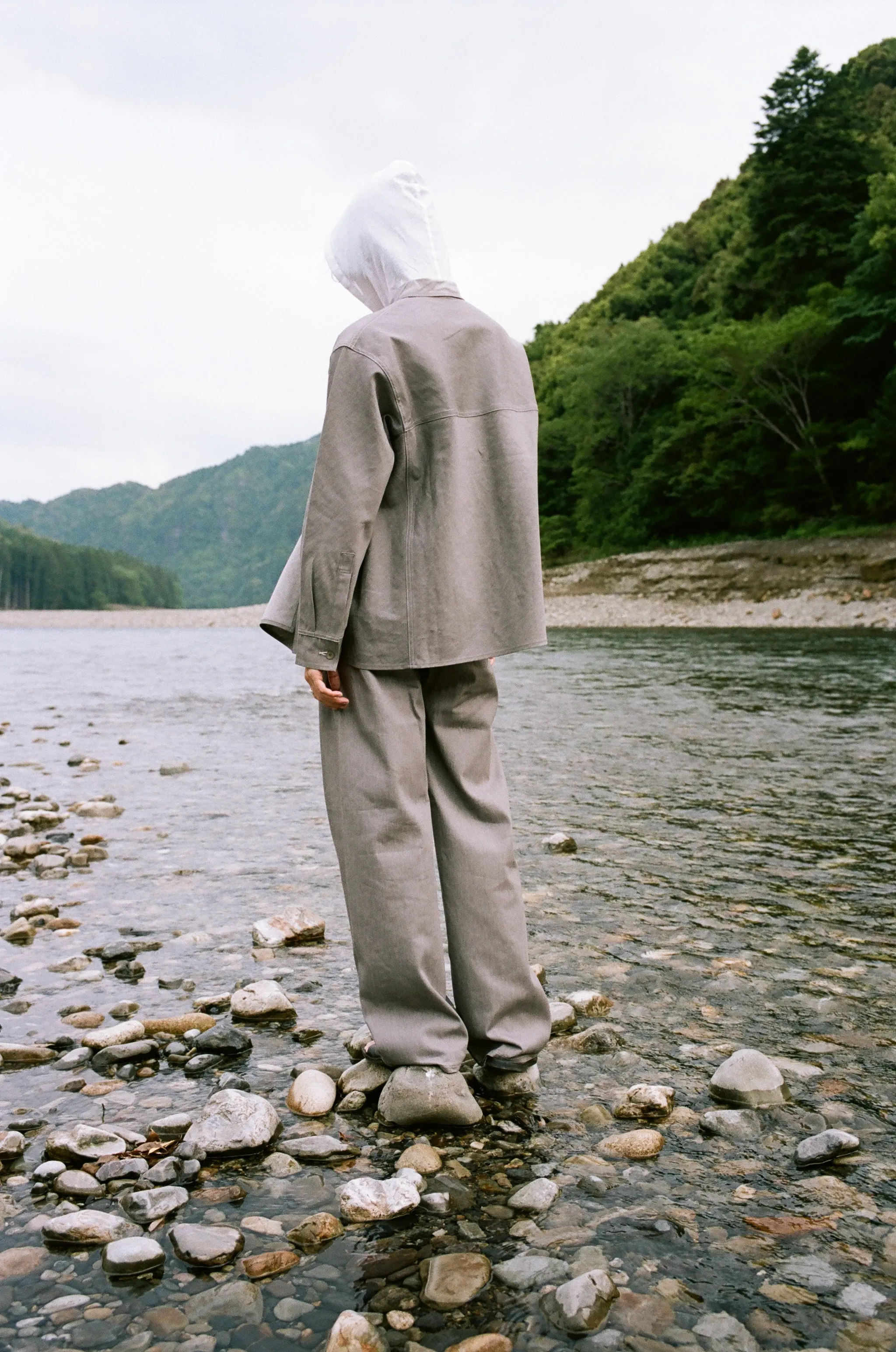 25SS DENIM ZERO OVER SHIRT /SUMMER 6OZ DENIM sold by seya product image thumbnail 3