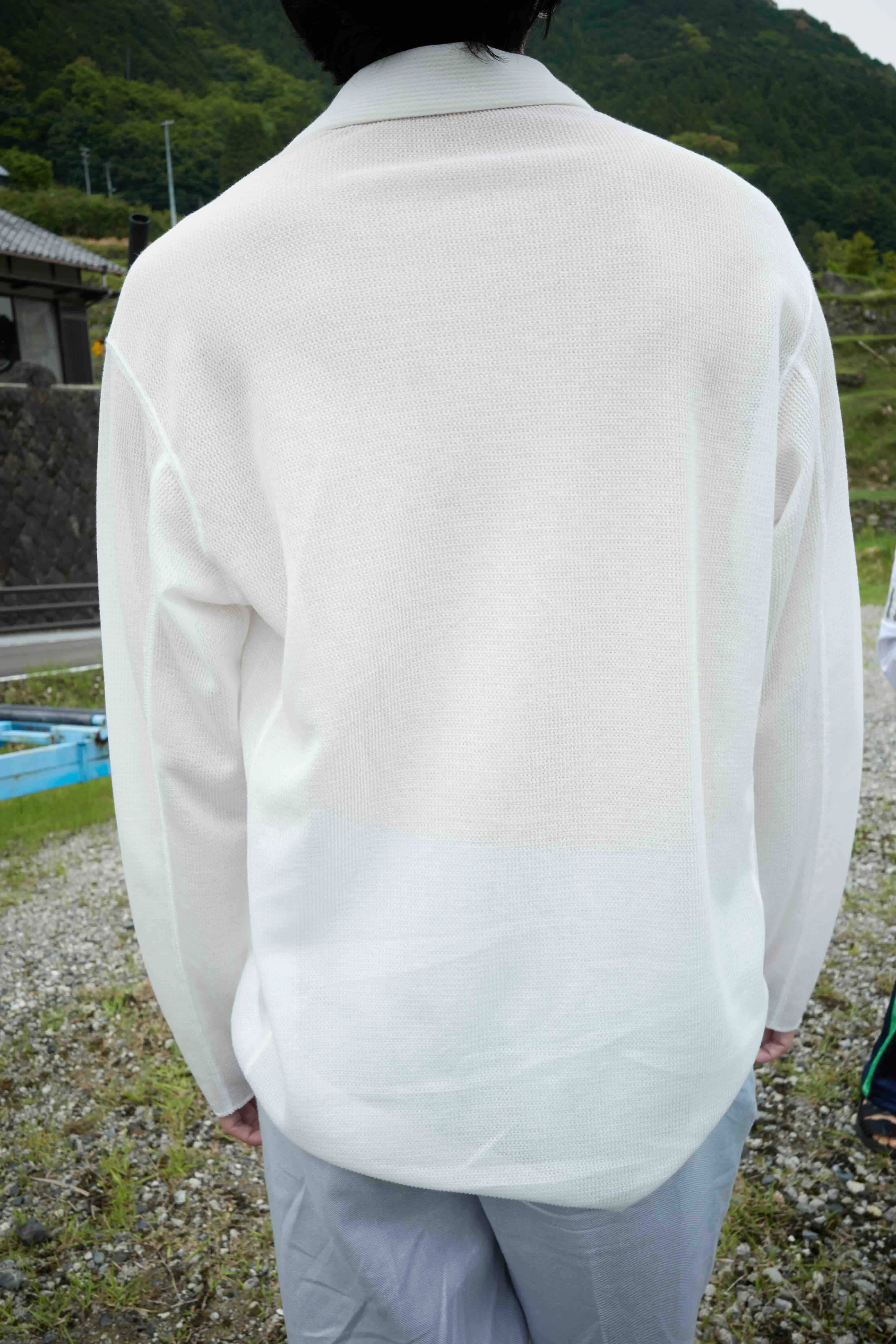 MESH SHIRT/HEMP WAFFLE sold by seya product image thumbnail 4