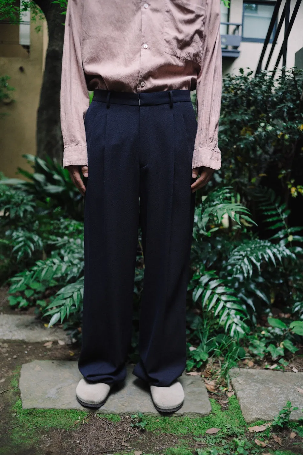 TRAVEL PANTS/SUMMER HERRINGBONE sold by seya product image thumbnail 4