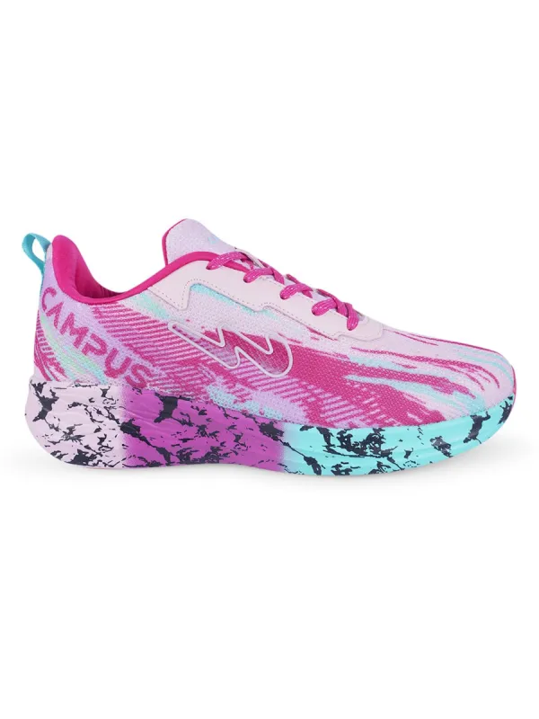CAMP SHIMMER Pink Women's Running Shoes sold by Campus Shoes