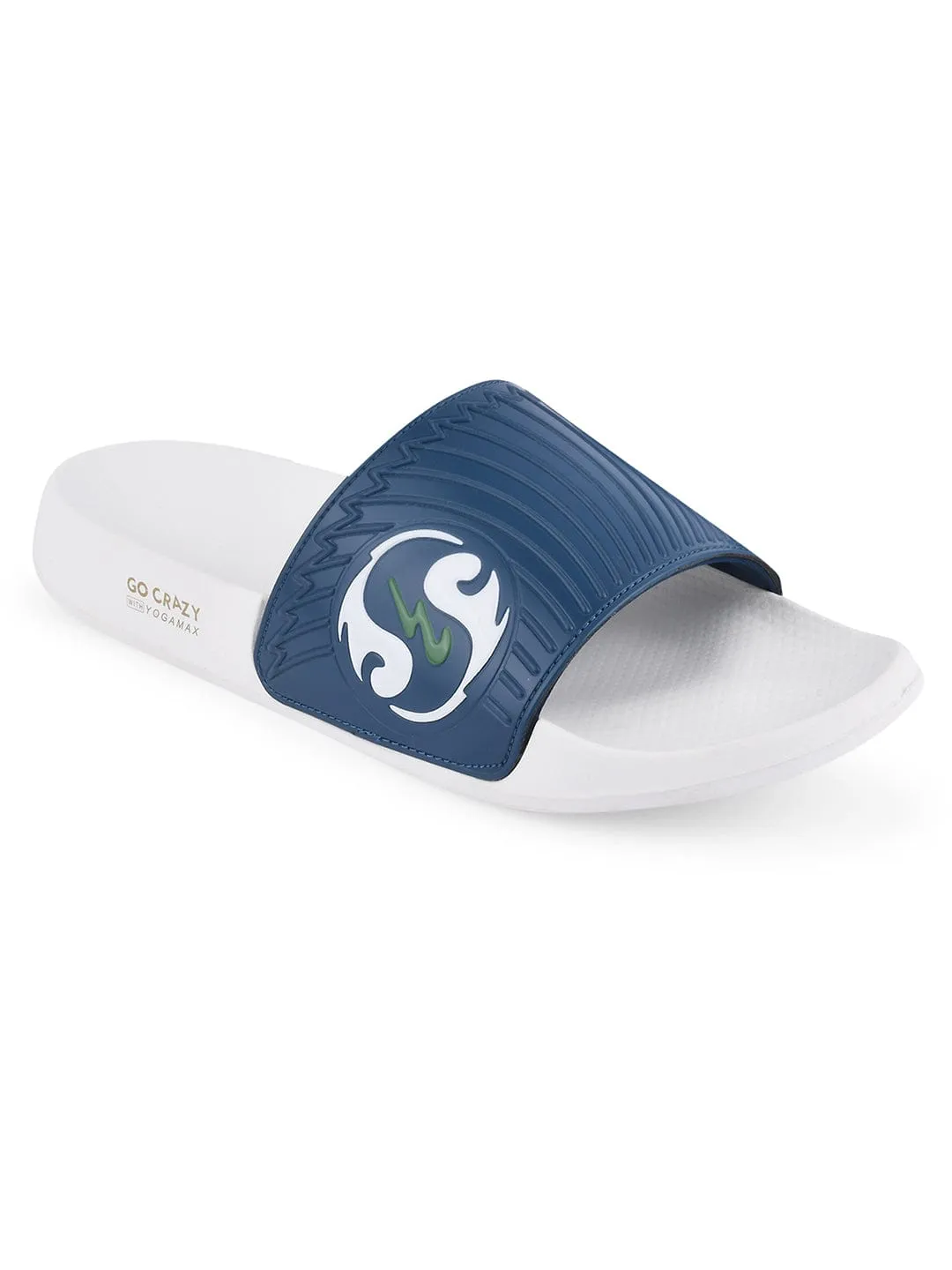 SL-430 Blue Men's Slides sold by Campus Shoes