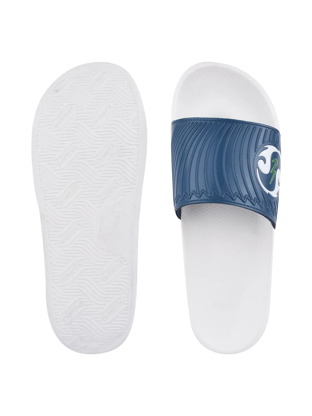 SL-430 Blue Men's Slides sold by Campus Shoes product image thumbnail 4