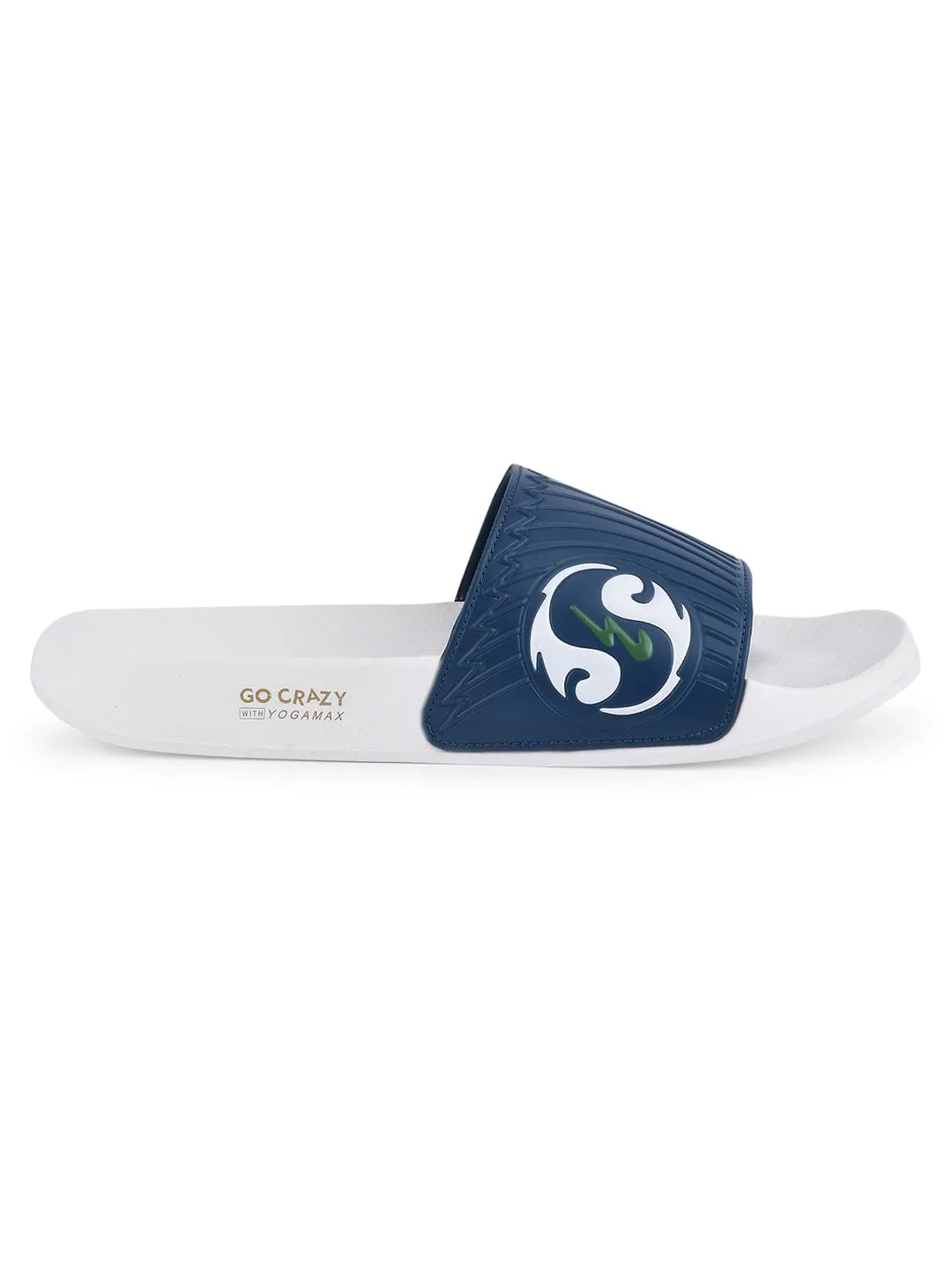 SL-430 Blue Men's Slides sold by Campus Shoes product image thumbnail 2