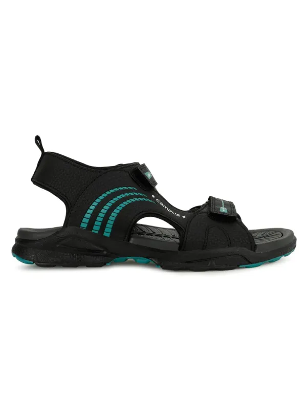SD-055 Black Men's Sports Sandals sold by Campus Shoes