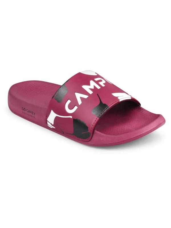 SL-433 Purple Men's Slides made by Campus Shoes