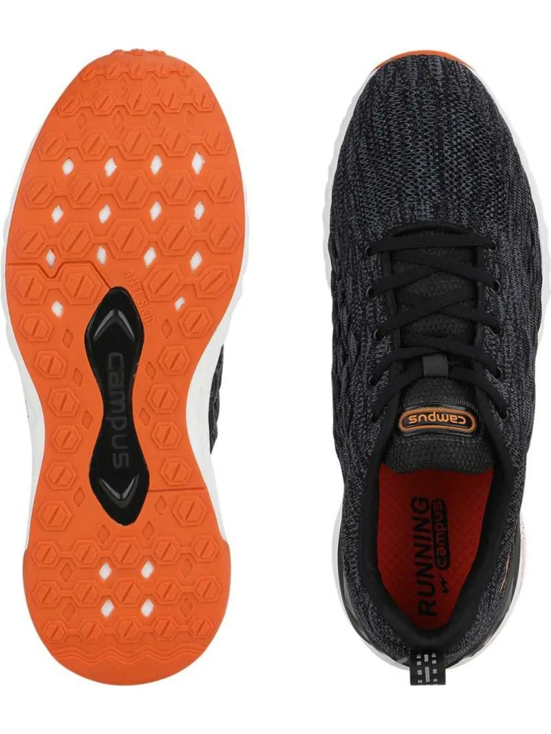 MASTER Black Men's Running Shoes sold by Campus Shoes product image thumbnail 4