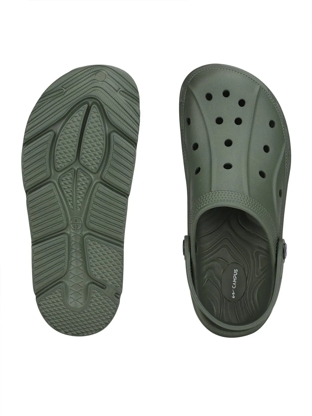 GC-4003 Olive Men's Clogs sold by Campus Shoes product image thumbnail 4