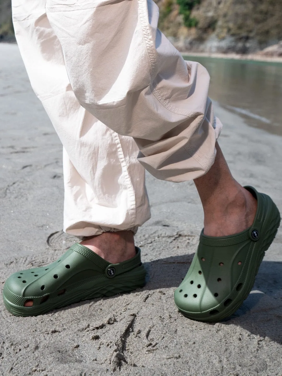 GC-4003 Olive Men's Clogs sold by Campus Shoes product image thumbnail 5