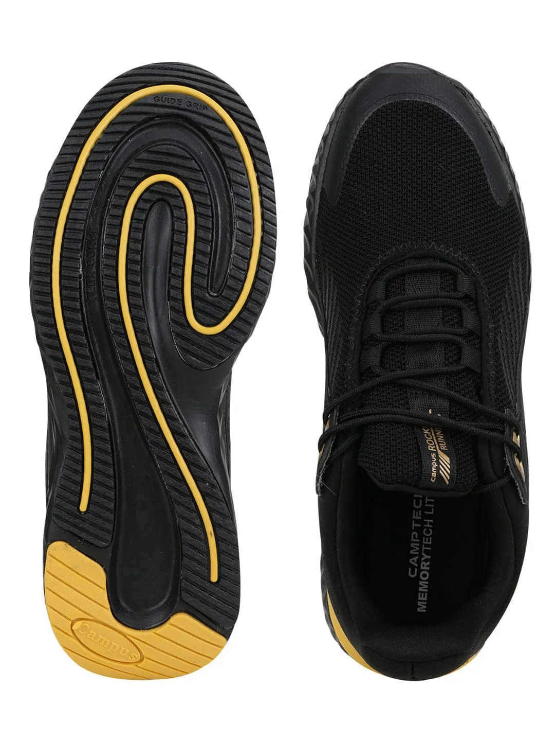 ROCKET PRO Black Men's Sports Shoes sold by Campus Shoes product image thumbnail 4