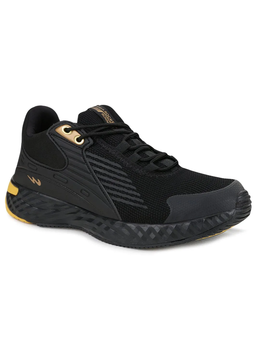 ROCKET PRO Black Men's Sports Shoes sold by Campus Shoes product image thumbnail 2