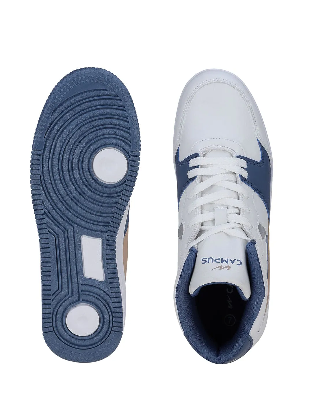 OG-09 White Men's Sneakers sold by Campus Shoes product image thumbnail 4
