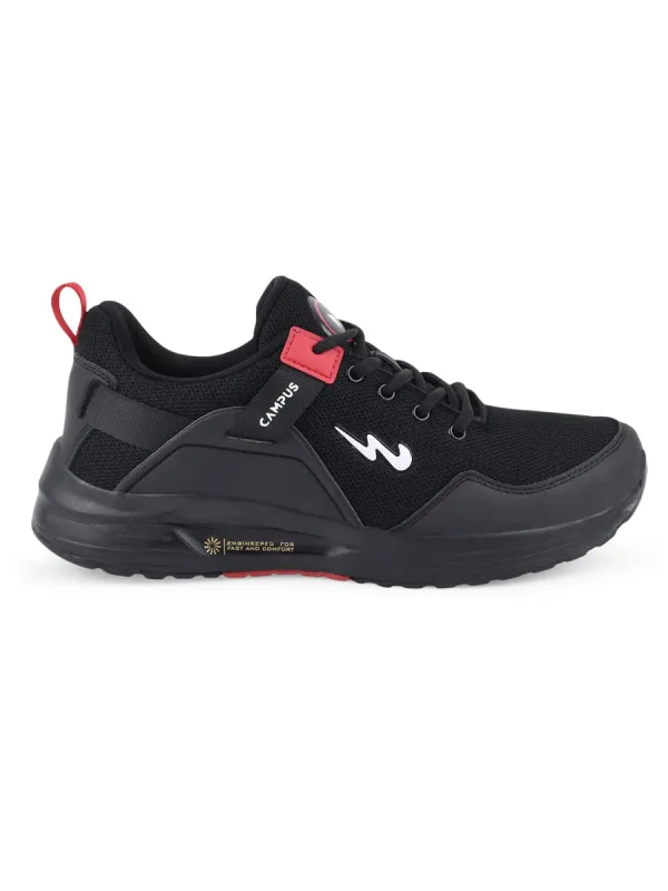 CESTER N Black Men's Running Shoes sold by Campus Shoes