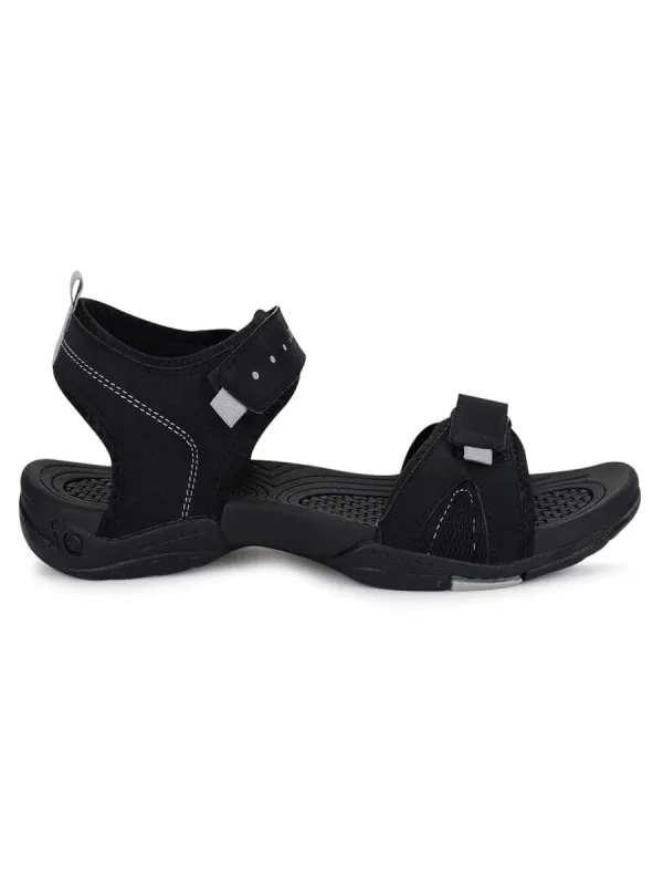 SD-003 Black Men's Sandals sold by Campus Shoes