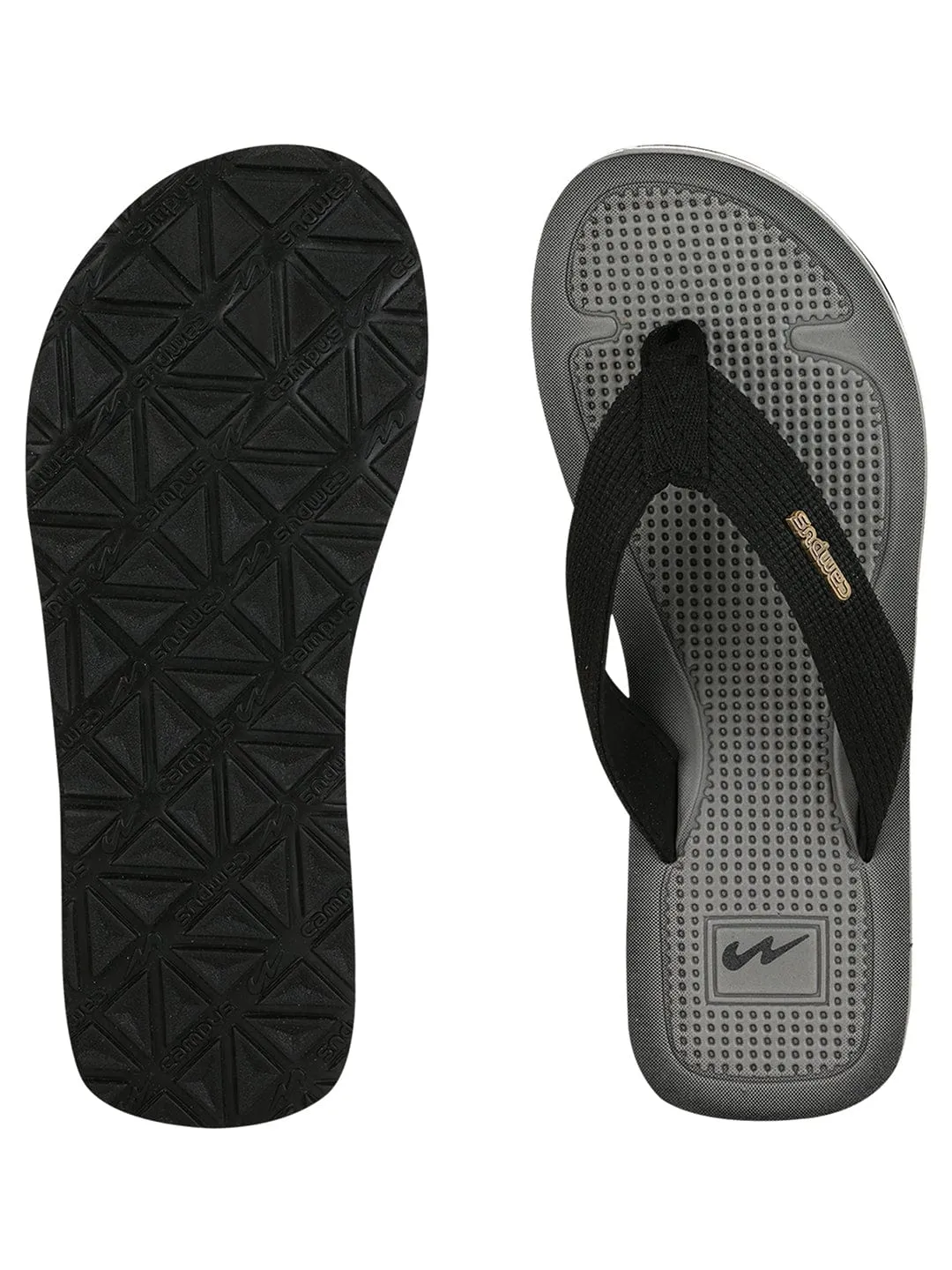 GC-1005B Grey Men's Flip Flops sold by Campus Shoes product image thumbnail 4