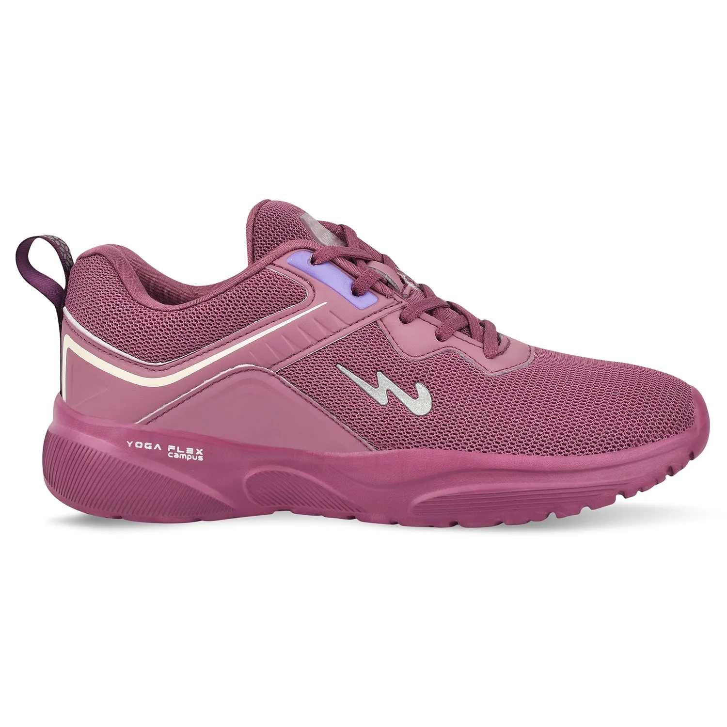 GLOSS Purple Women's Running Shoes sold by Campus Shoes