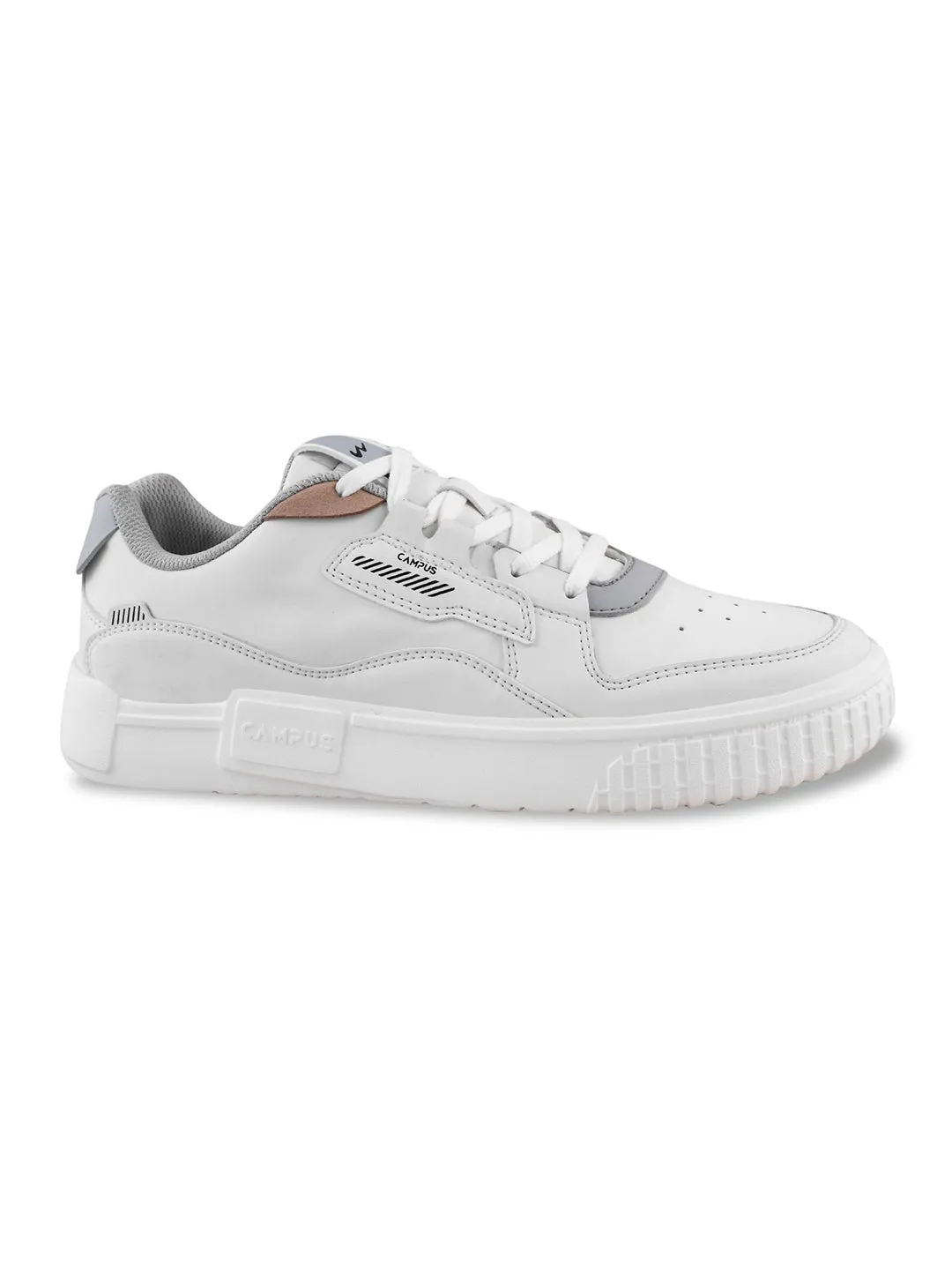 OG-11 White Men's Sneakers sold by Campus Shoes
