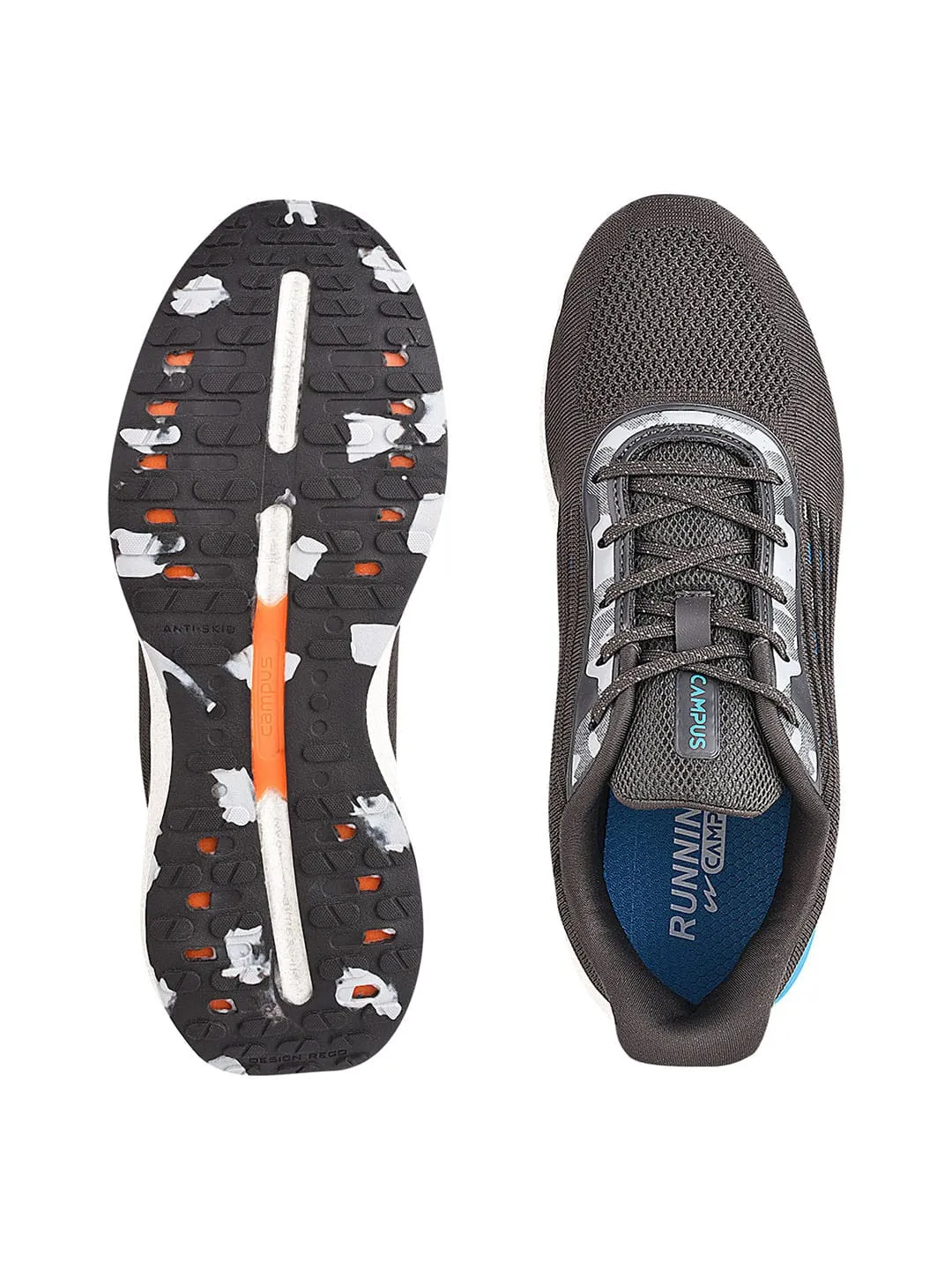 RAMPAGE Grey Men's Running Shoes sold by Campus Shoes product image thumbnail 4