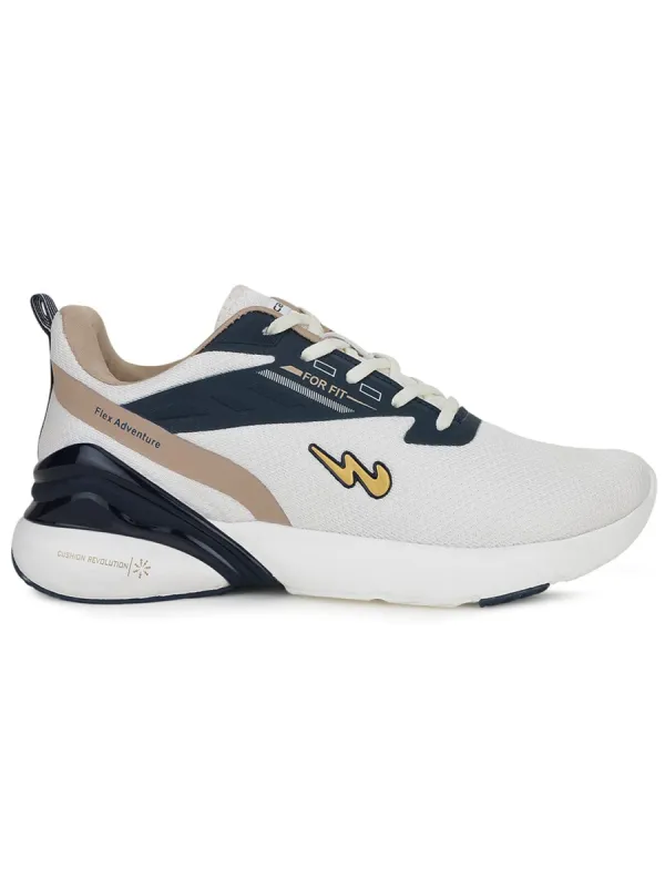 SONNET PRO White Men's Running Shoes sold by Campus Shoes