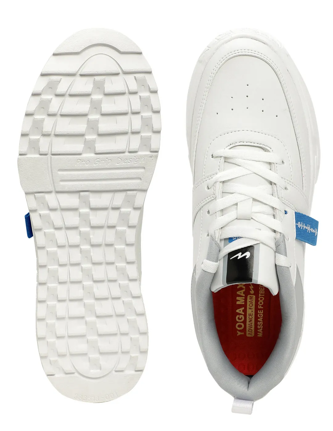 OG-19 White Men's Sneakers sold by Campus Shoes product image thumbnail 5