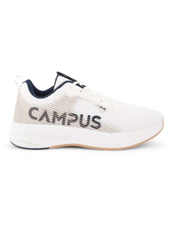 CAMP-SYMBOL White Men's Running Shoes sold by Campus Shoes