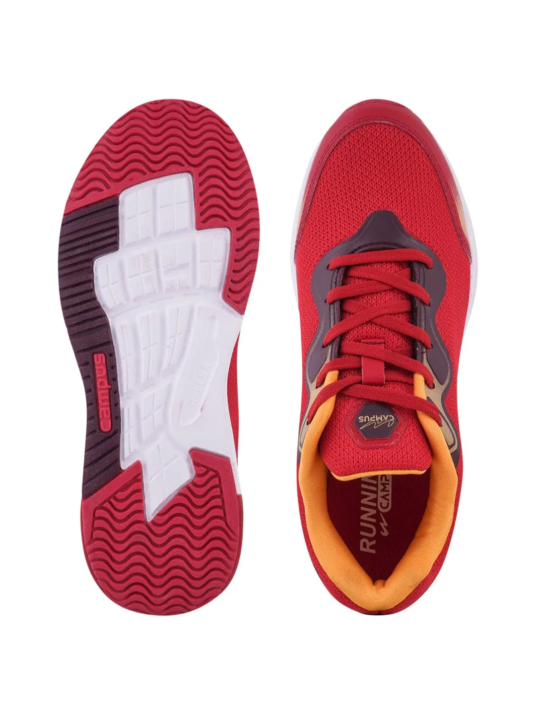 FANSHOE-2 Red Men's Running Shoes sold by Campus Shoes product image thumbnail 4