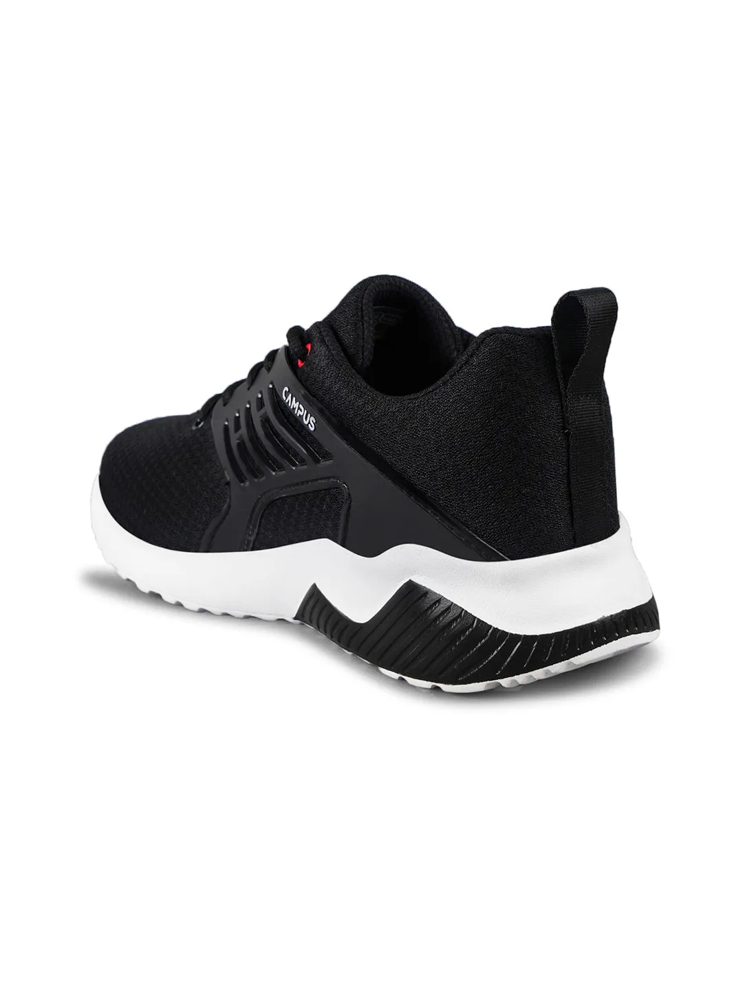 CRYSTA PRO Black Men's Running Shoes sold by Campus Shoes product image thumbnail 3