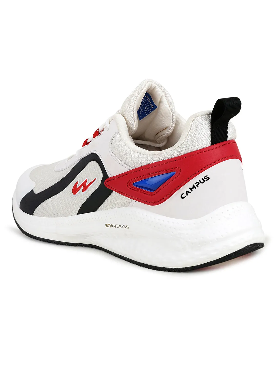 OMAX White Men's Running Shoes sold by Campus Shoes product image thumbnail 3