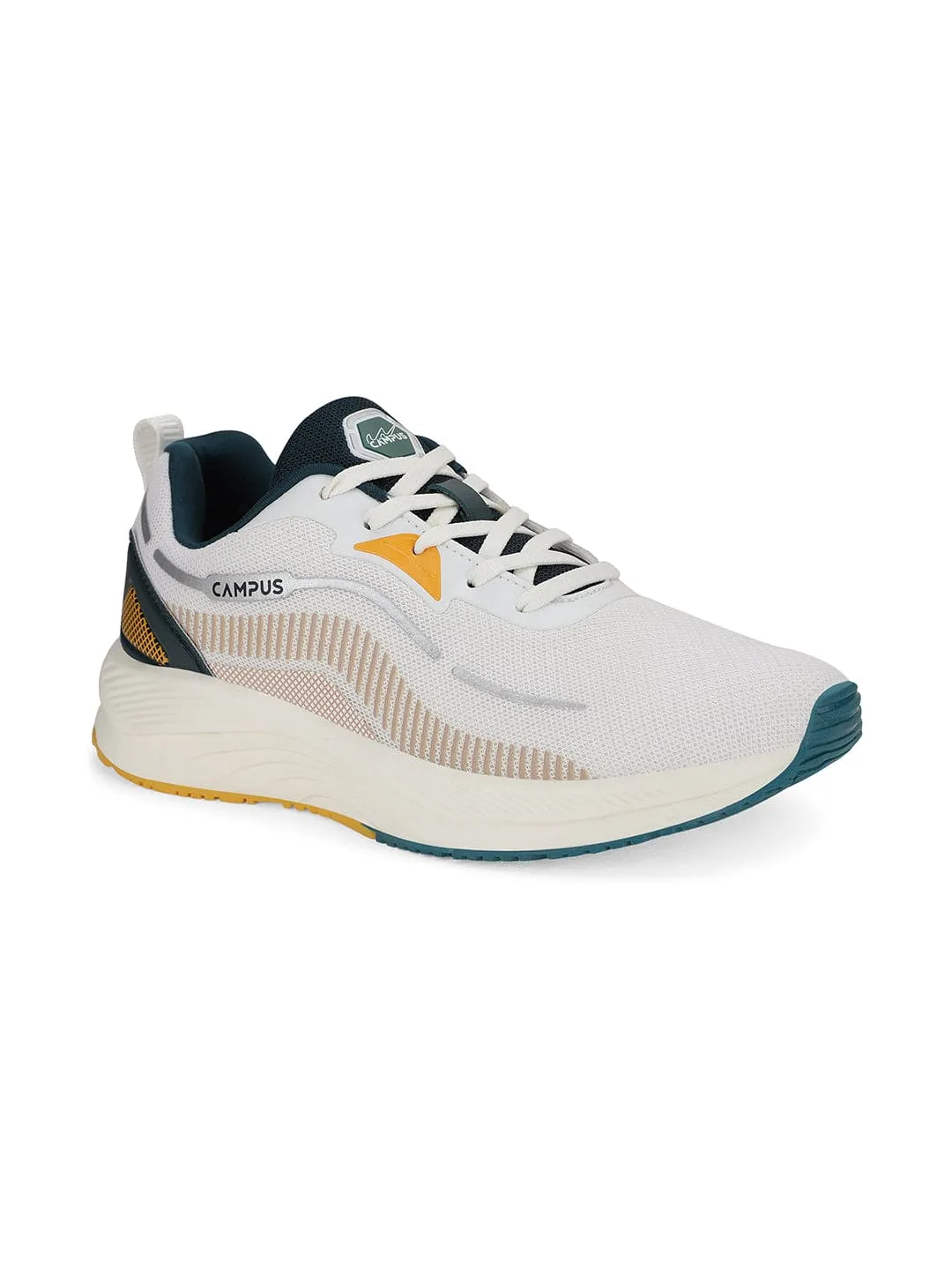 DOMINGO Off White Men's Running Shoes sold by Campus Shoes product image thumbnail 2