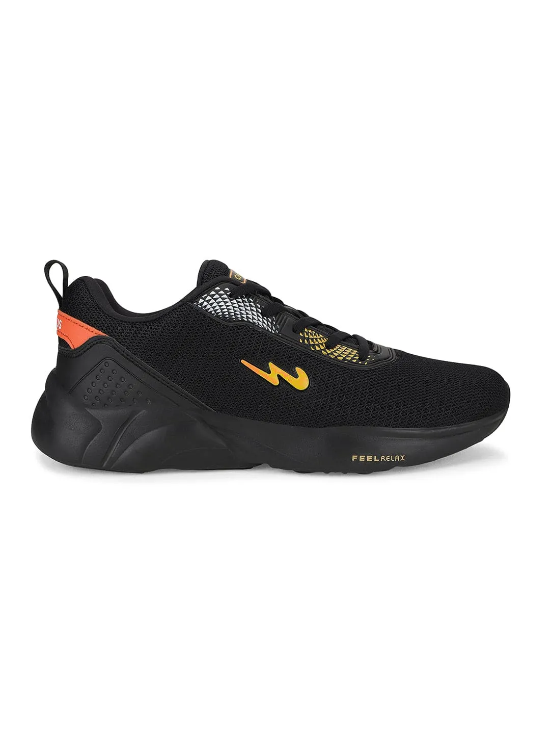 CAMP DASH Black Men's Sports Shoes sold by Campus Shoes