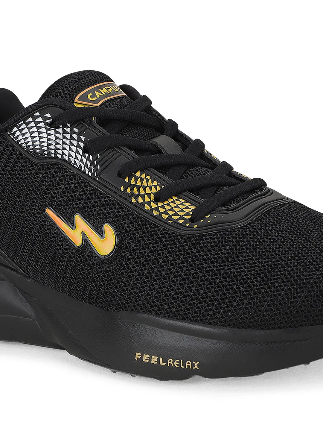 CAMP DASH Black Men's Sports Shoes sold by Campus Shoes product image thumbnail 5