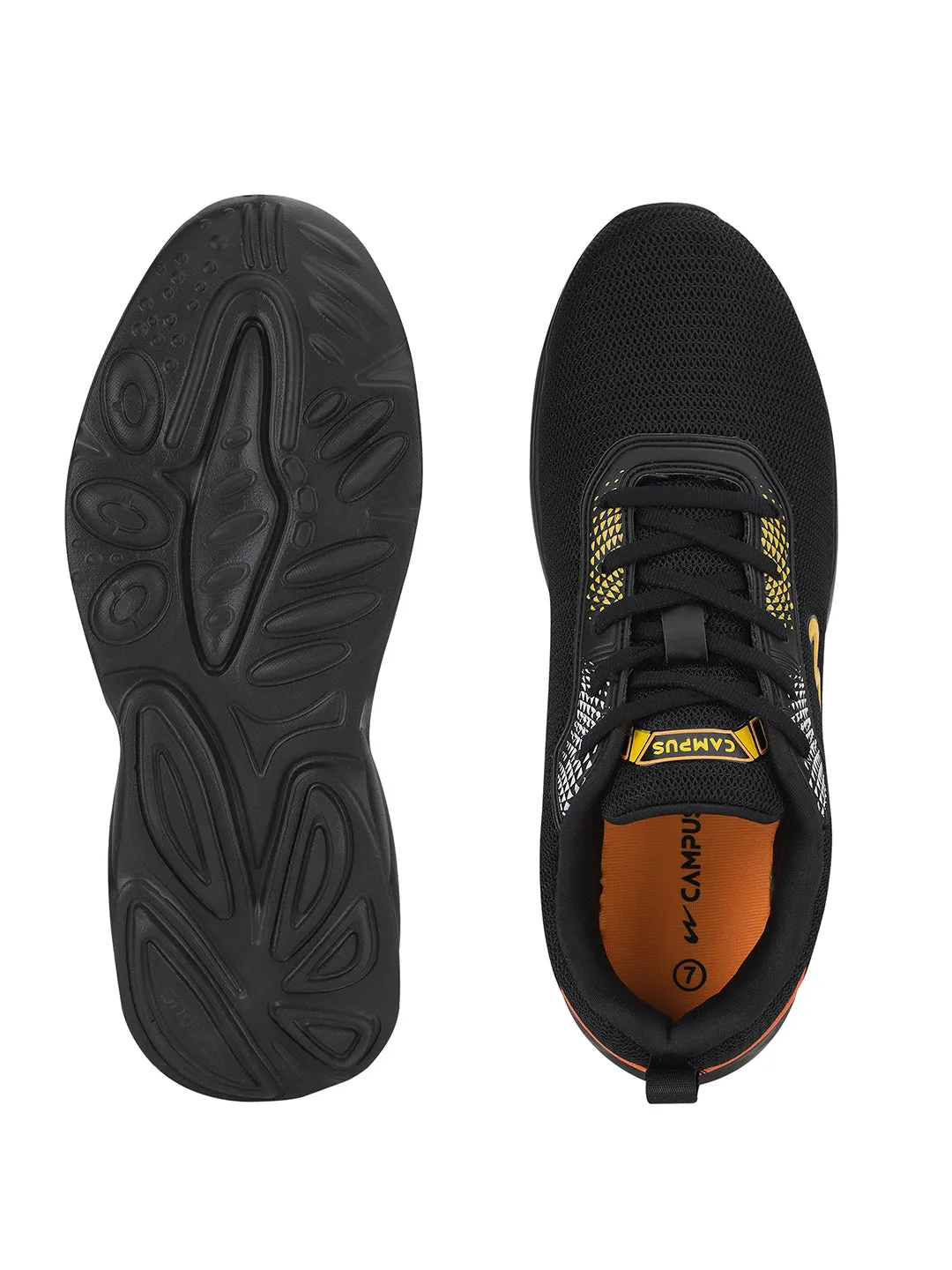 CAMP DASH Black Men's Sports Shoes sold by Campus Shoes product image thumbnail 4
