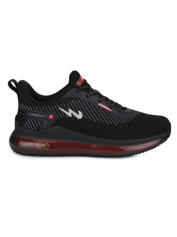 FRIGO Black Men's Running Shoes sold by Campus Shoes