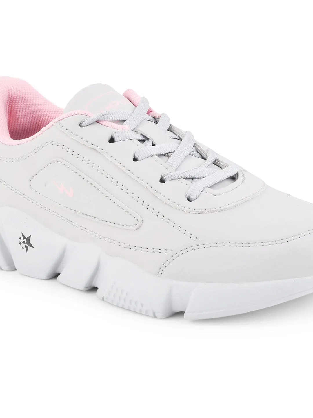 AURA Grey Women's Sneakers sold by Campus Shoes product image thumbnail 4