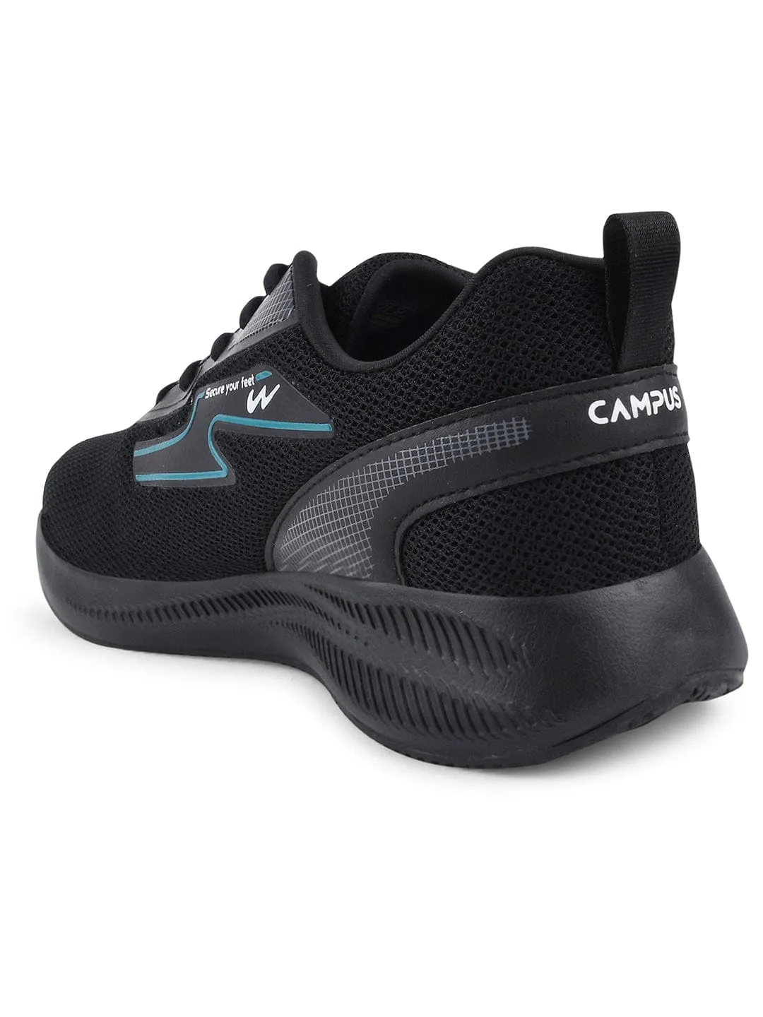 CAMP-RAMBO Black Men's Running Shoes sold by Campus Shoes product image thumbnail 3