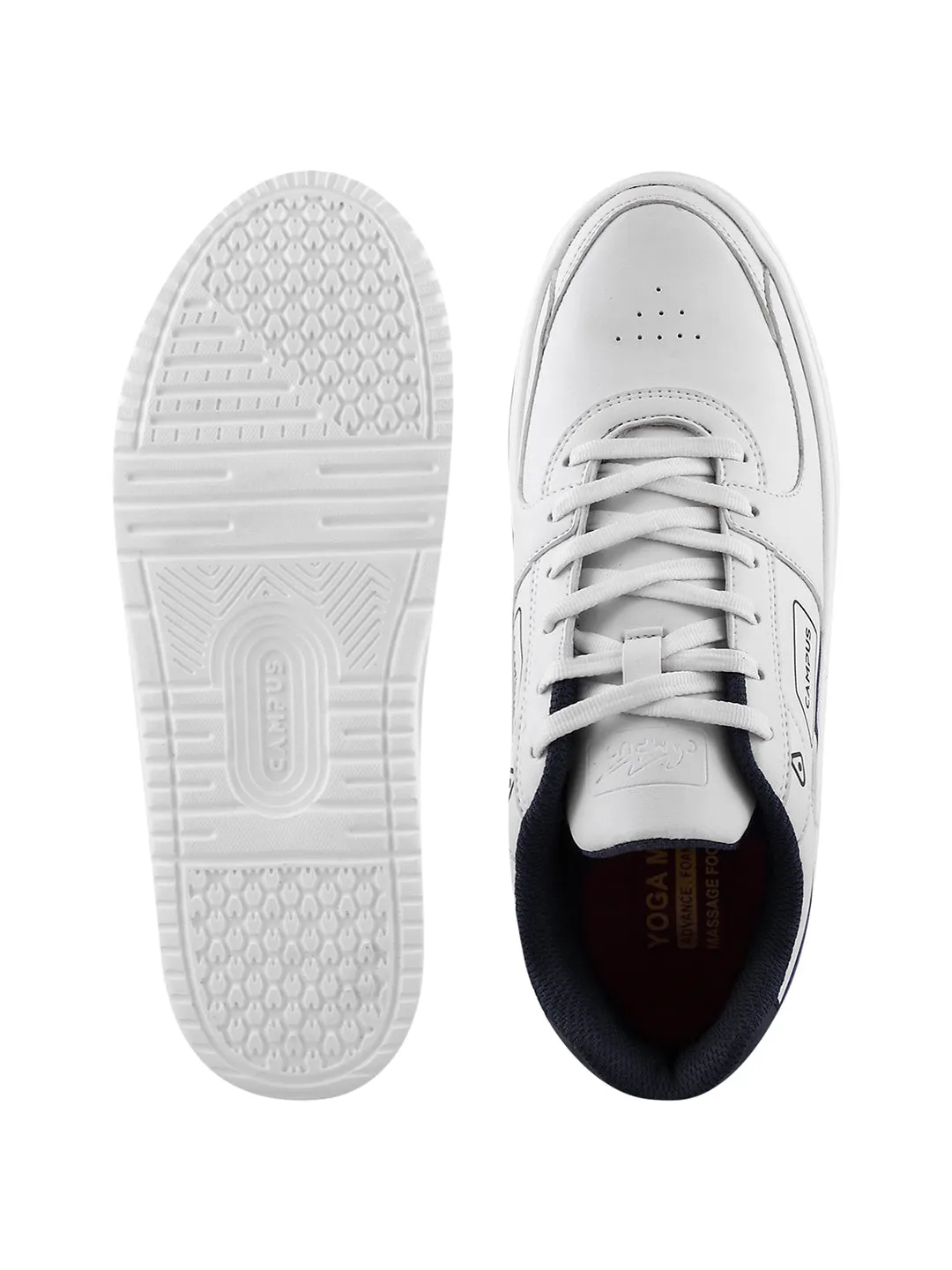 OG-10 White Men's Sneakers sold by Campus Shoes product image thumbnail 4