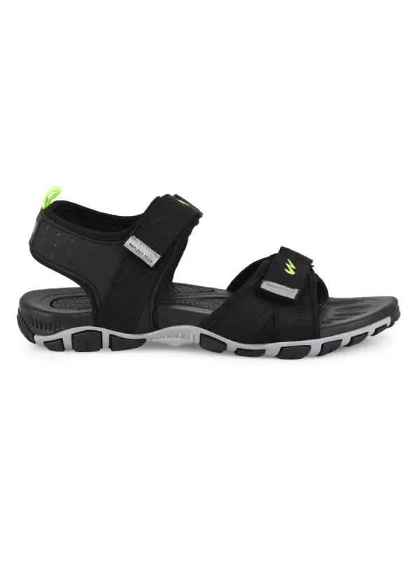GC-22125 Black Men's Sandals sold by Campus Shoes