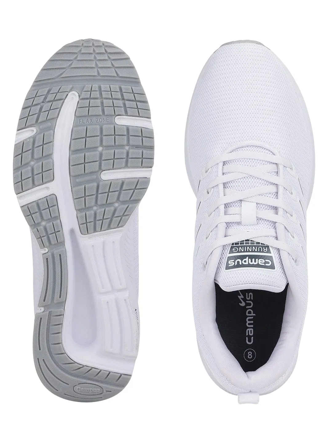 VACUM White Men's Running Shoes sold by Campus Shoes product image thumbnail 4