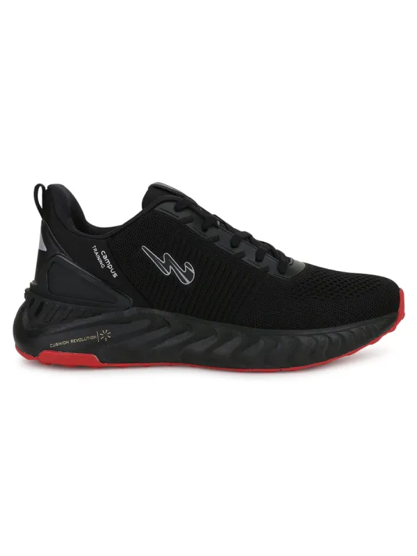 CHICAGO Black Men's Running Shoes sold by Campus Shoes