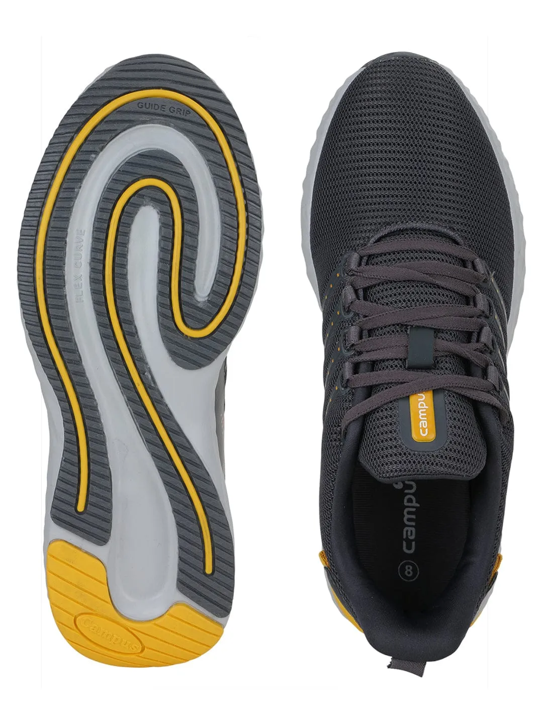 OSLO PRO Grey Men's Sports Shoes sold by Campus Shoes product image thumbnail 4