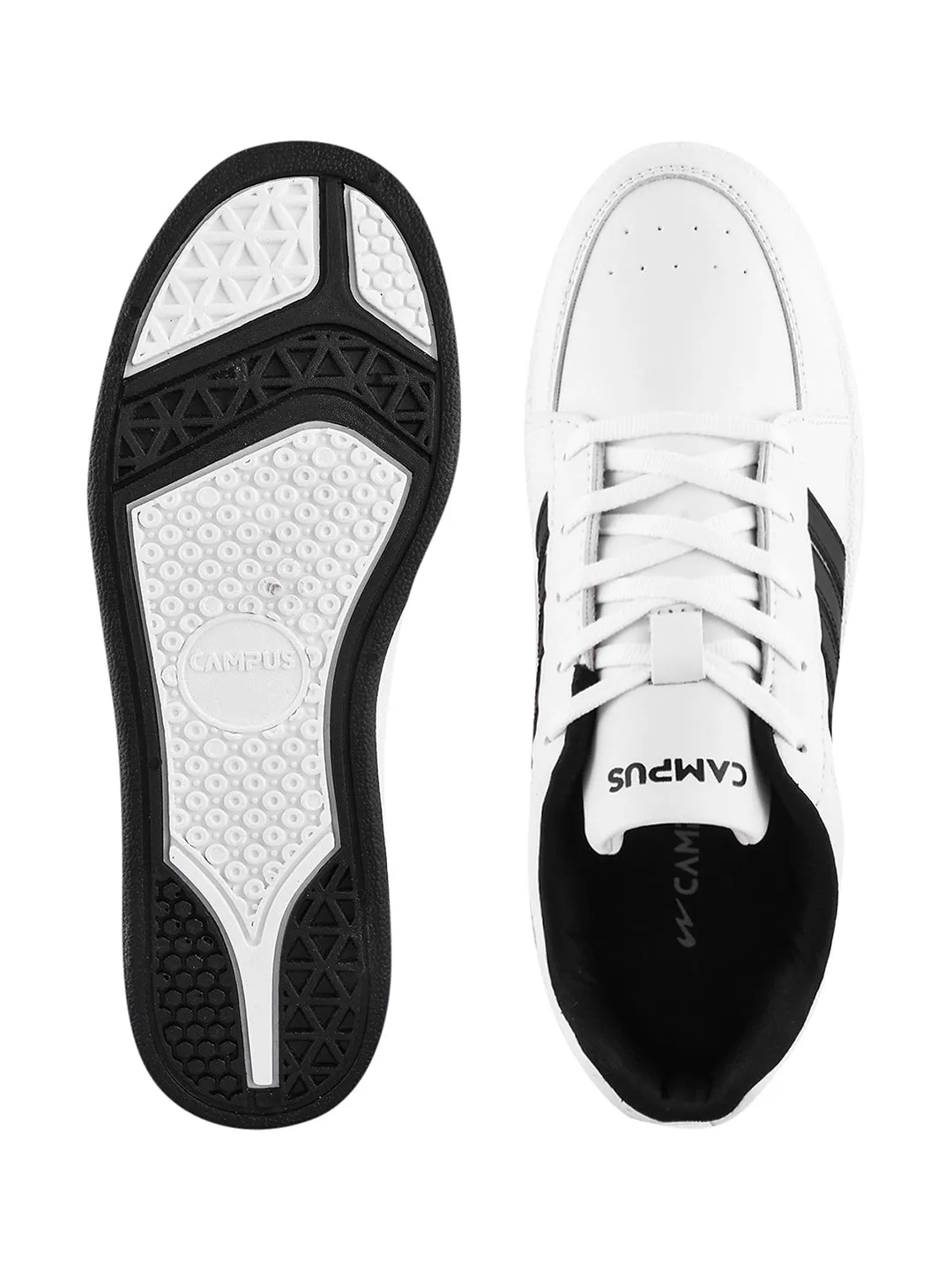OG-D2 White Men's Sneakers sold by Campus Shoes product image thumbnail 5