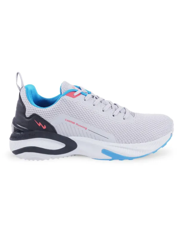 HUSTUN Grey Men's Running Shoes sold by Campus Shoes