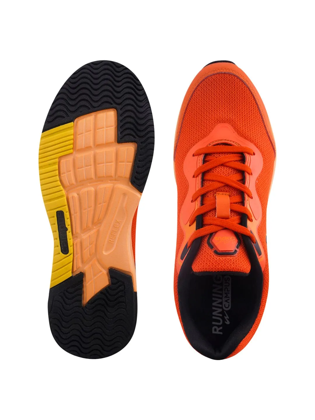 FANSHOE-2 Orange Men's Running Shoes sold by Campus Shoes product image thumbnail 4