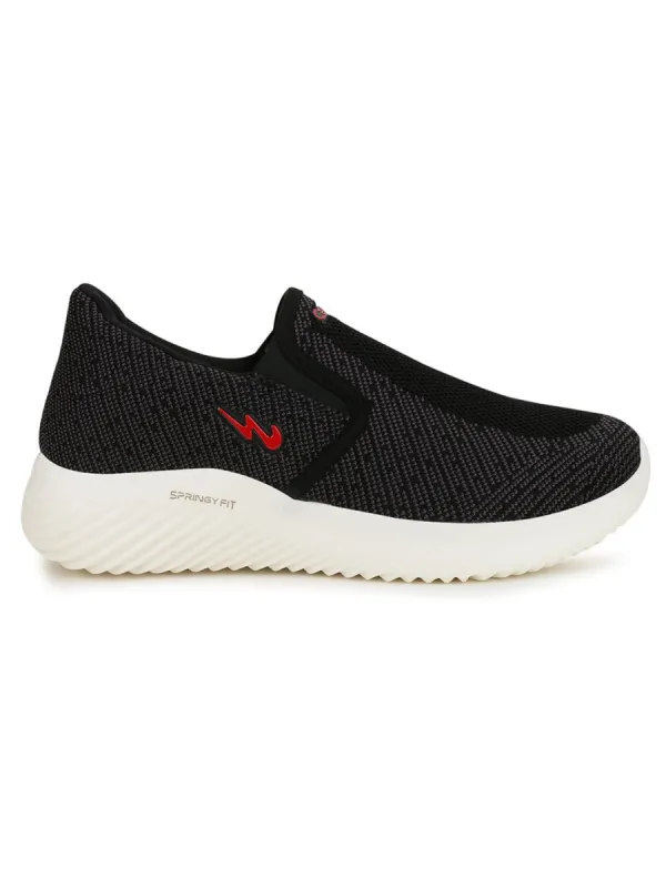 WAVE-6 Black Men's Casual Shoes sold by Campus Shoes