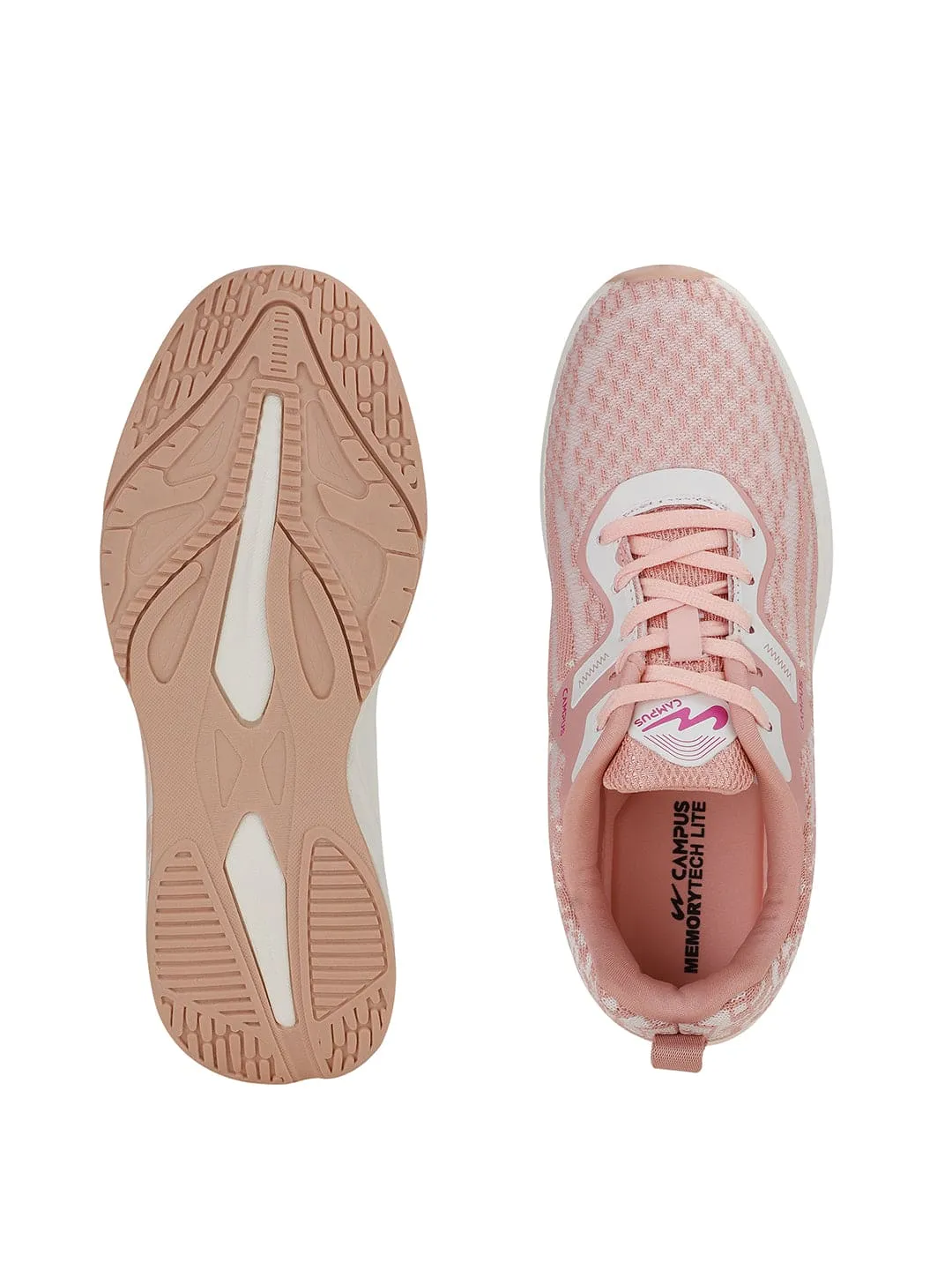 DRAPE Pink Women's Sports Shoes sold by Campus Shoes product image thumbnail 5
