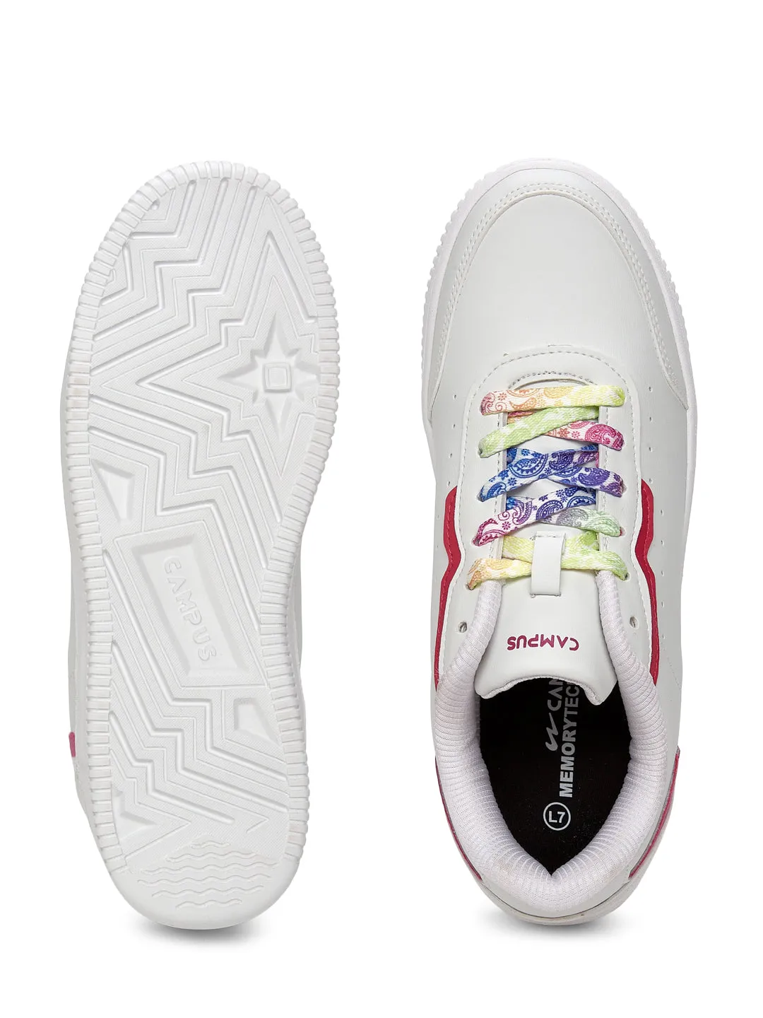 OGL-10 White's Women Sneakers sold by Campus Shoes product image thumbnail 4
