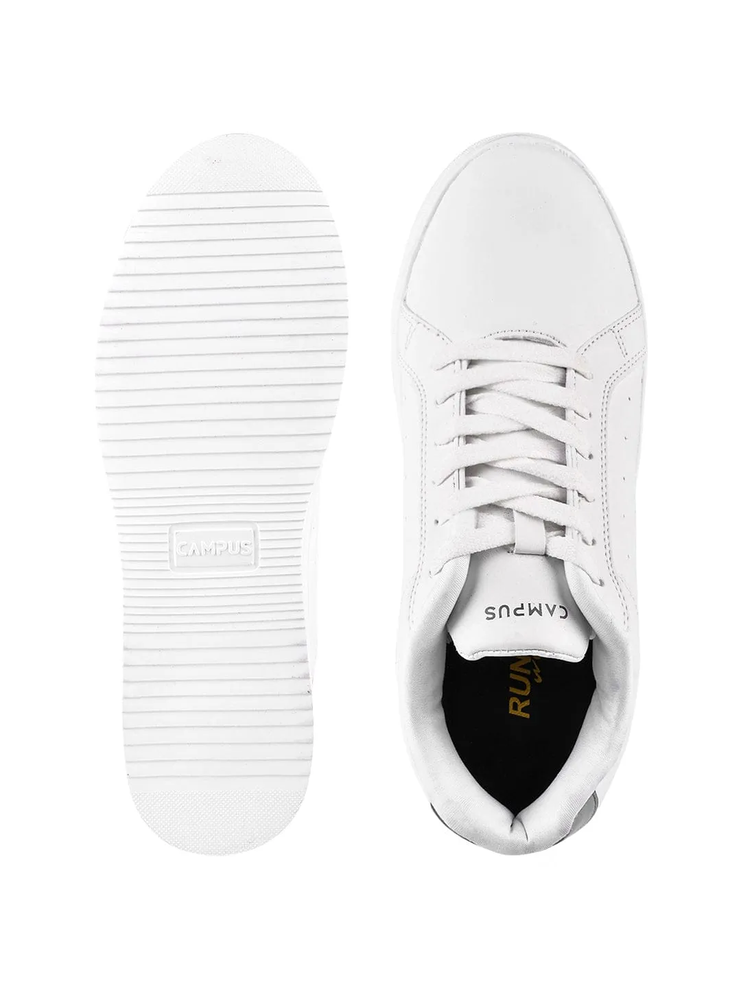CAMP JAVIER White Men's Sneakers sold by Campus Shoes product image thumbnail 4