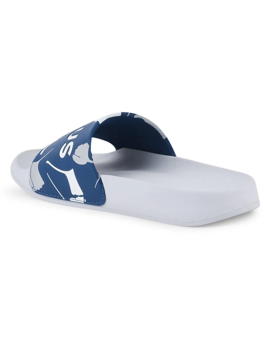 SL-433 Blue Men's Slides sold by Campus Shoes product image thumbnail 3