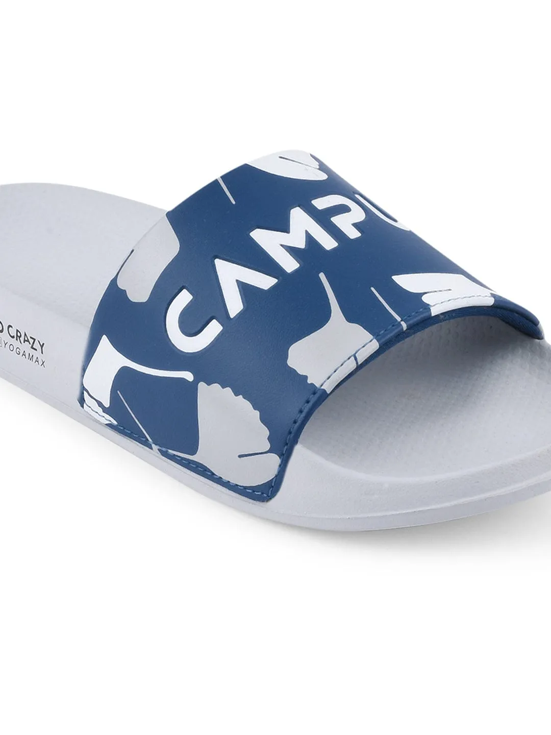 SL-433 Blue Men's Slides sold by Campus Shoes product image thumbnail 5