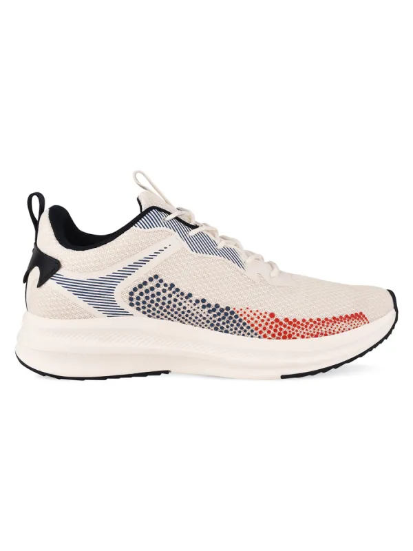 DAPPER White Men's Running Shoes sold by Campus Shoes